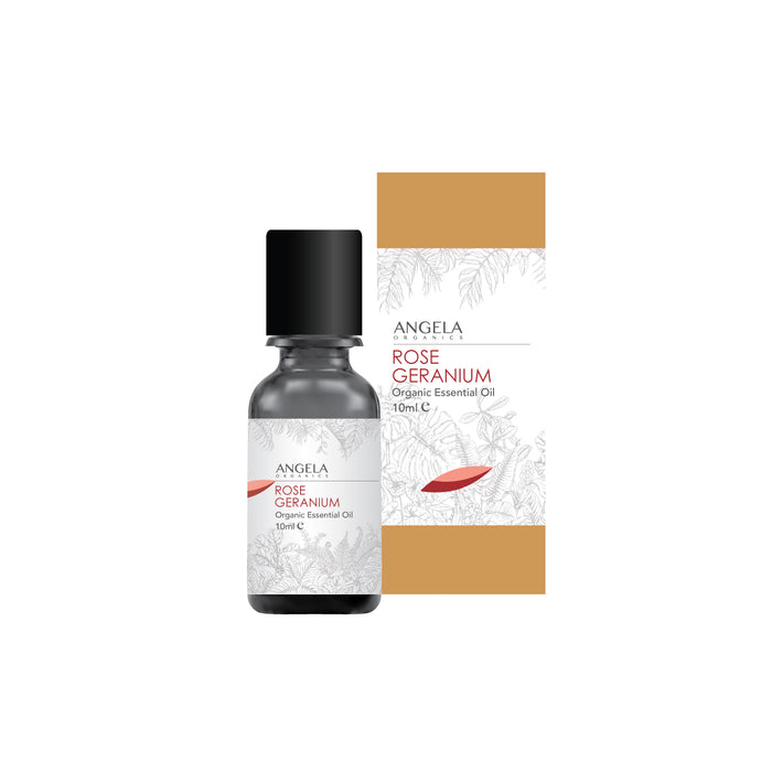 ANGELA Organic Rose Geranium Essential Oil 10ml