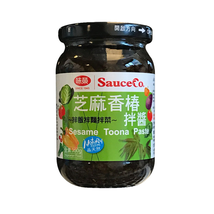 台灣味榮芝麻香椿拌醬 350克